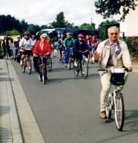 Geführte Radtour mit Tourleiter auf der Landstraße